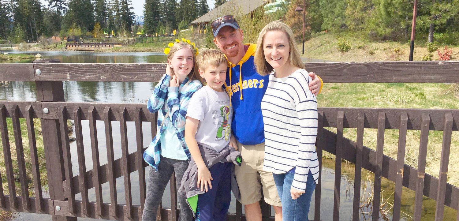 Dr. Frederick with his family. 